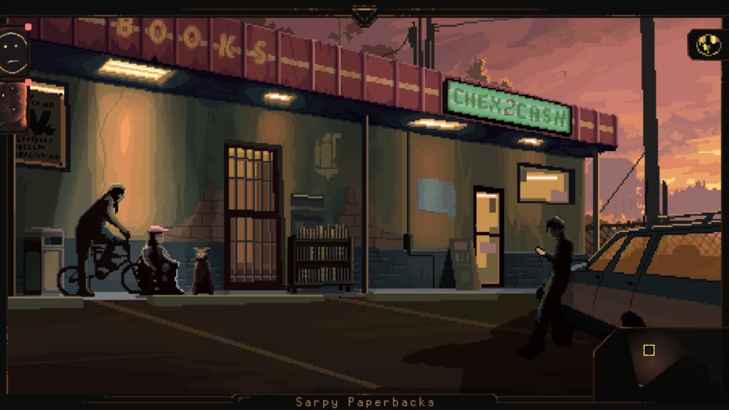 NORCO review, Point-and-click with haunting pixel art